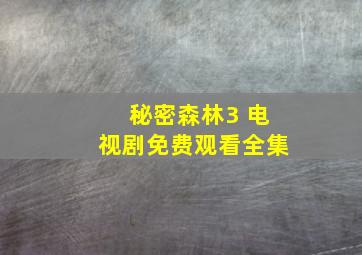 秘密森林3 电视剧免费观看全集